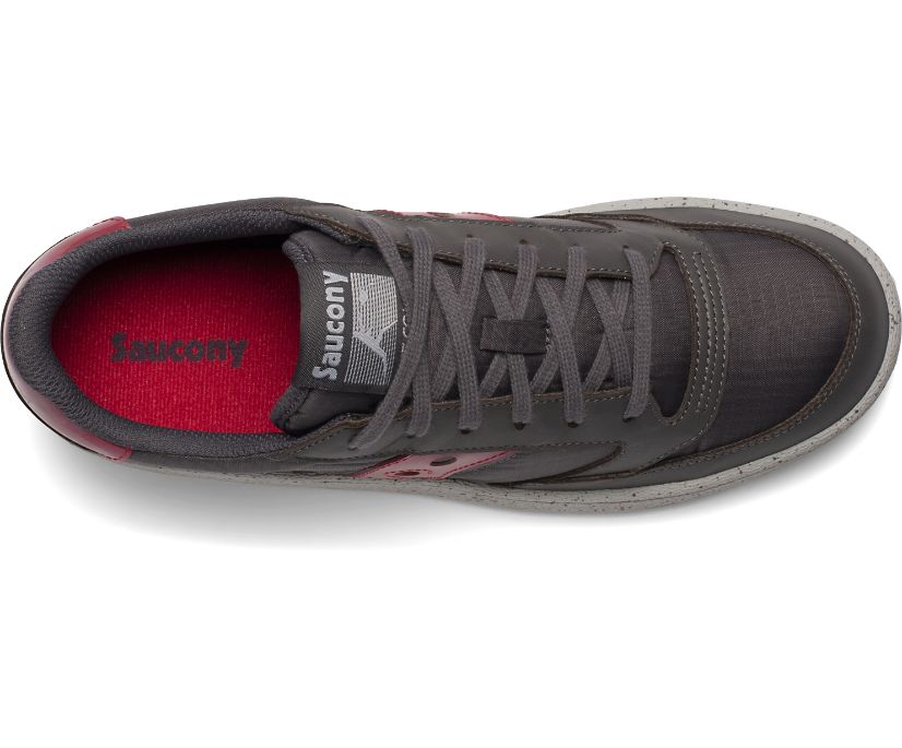 Women's Saucony Jazz Court Originals Black / Red | Singapore 047XYUF